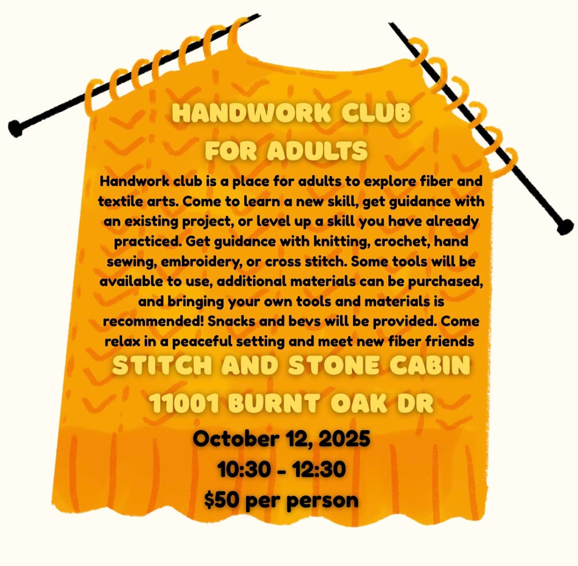 Adult Handwork Club