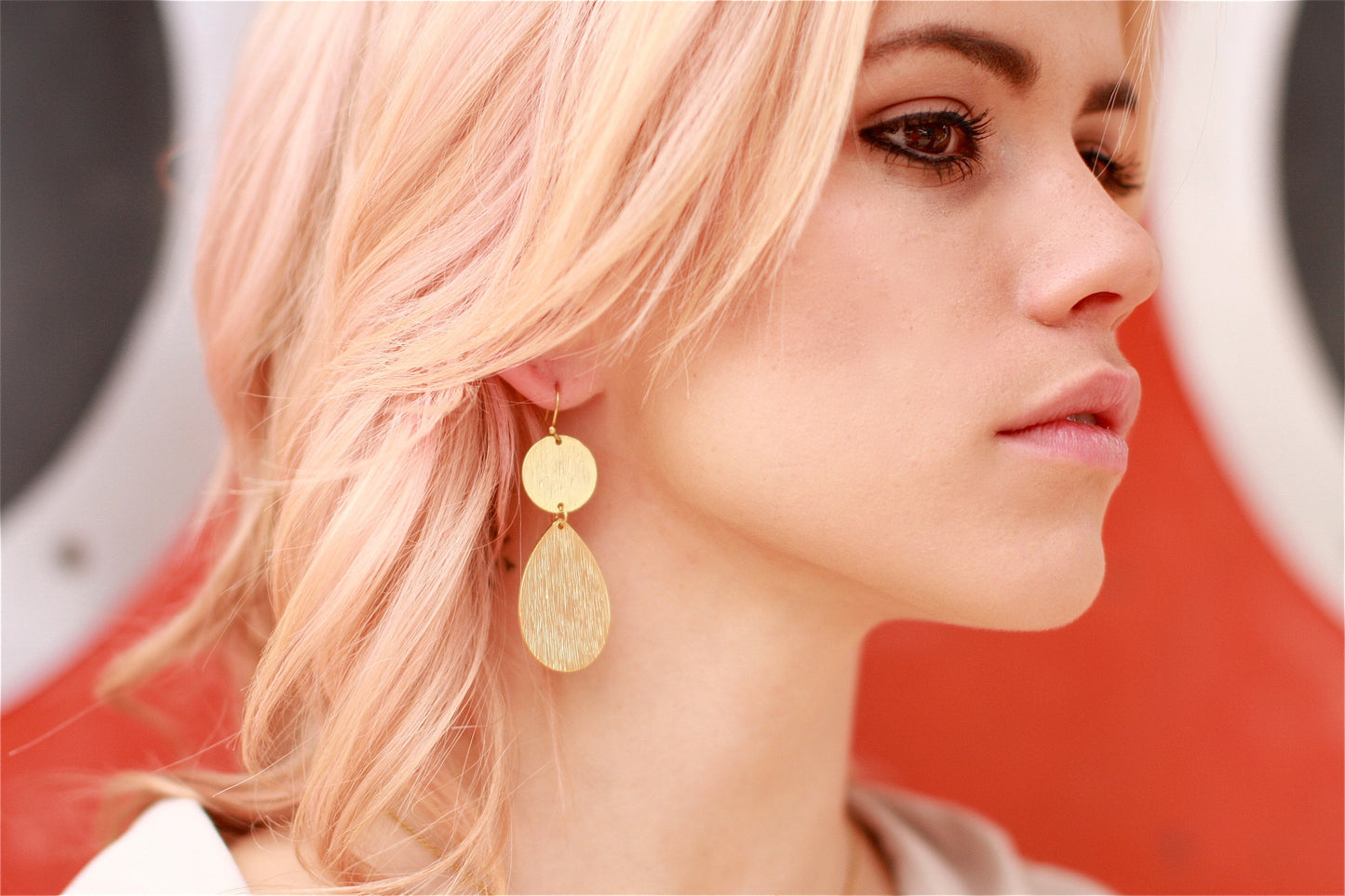 Double Drop Scratch Earrings SALE