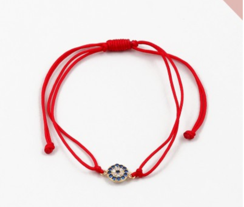 Red String Eye Bracelet