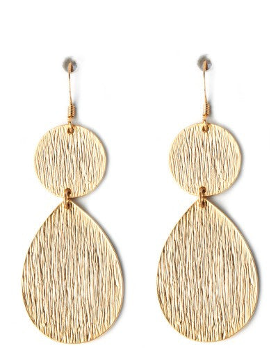 Double Drop Scratch Earrings SALE