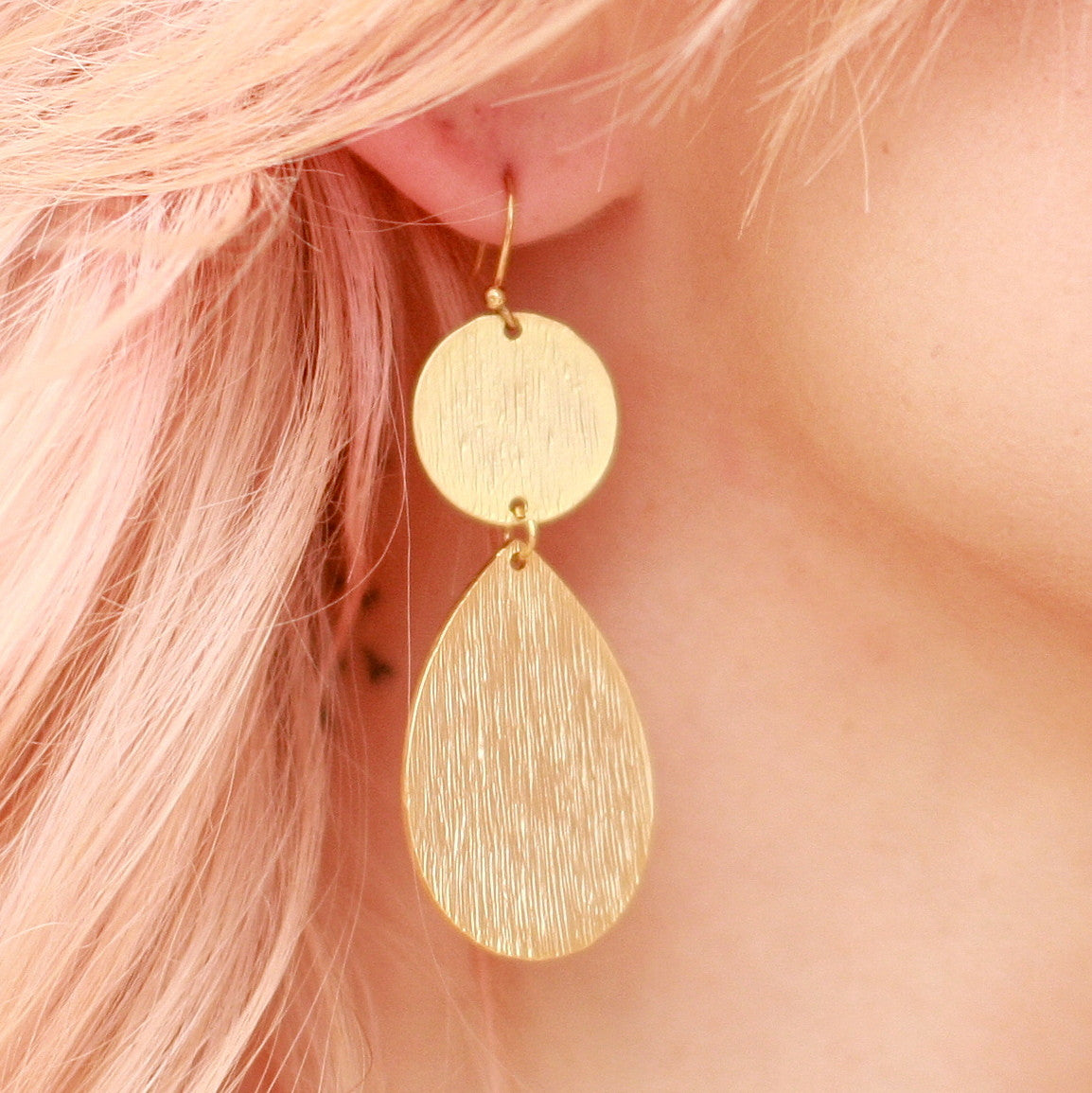 Double Drop Scratch Earrings SALE
