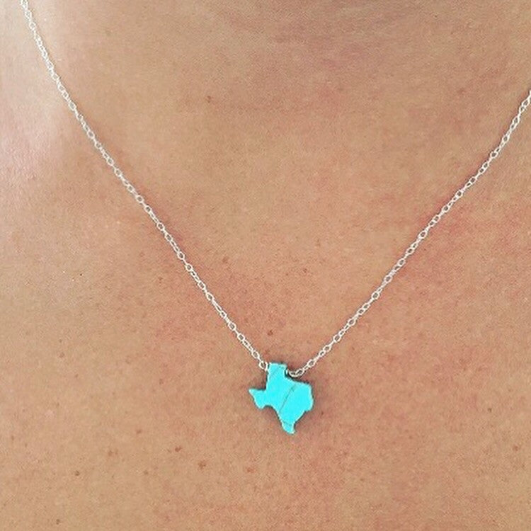 Stone Texas Necklace
