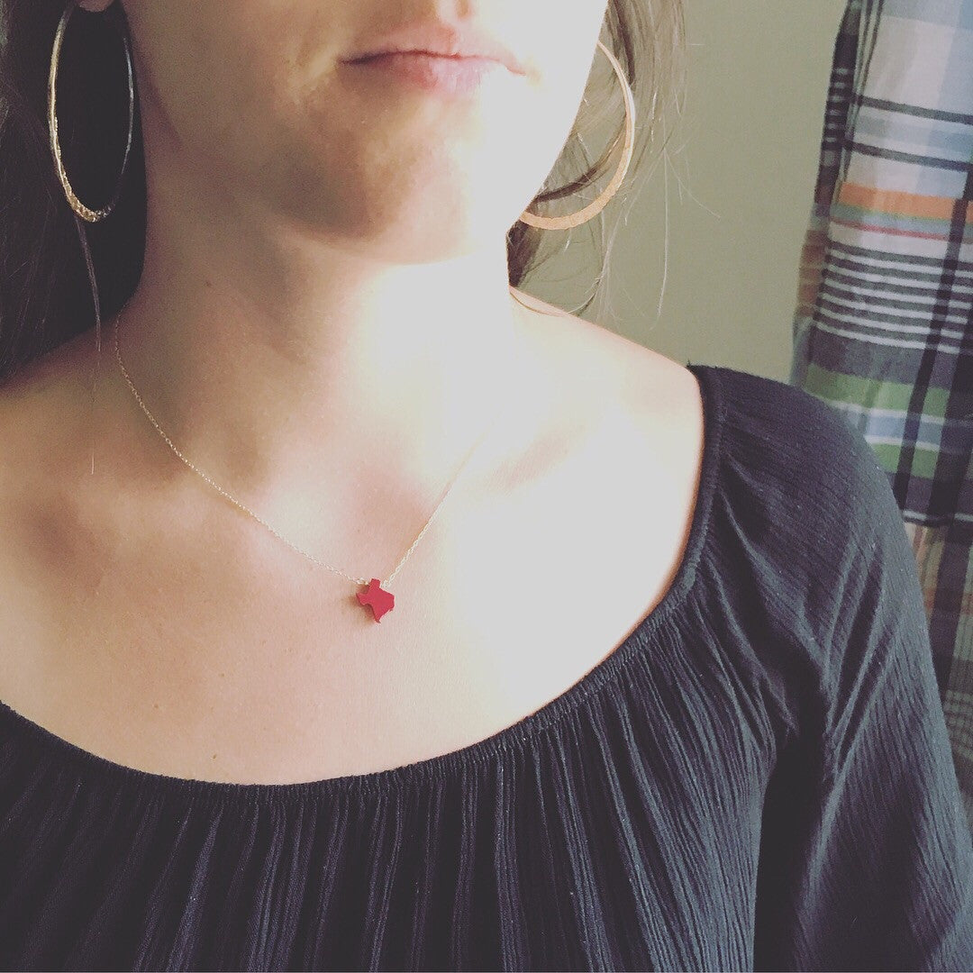 Stone Texas Necklace
