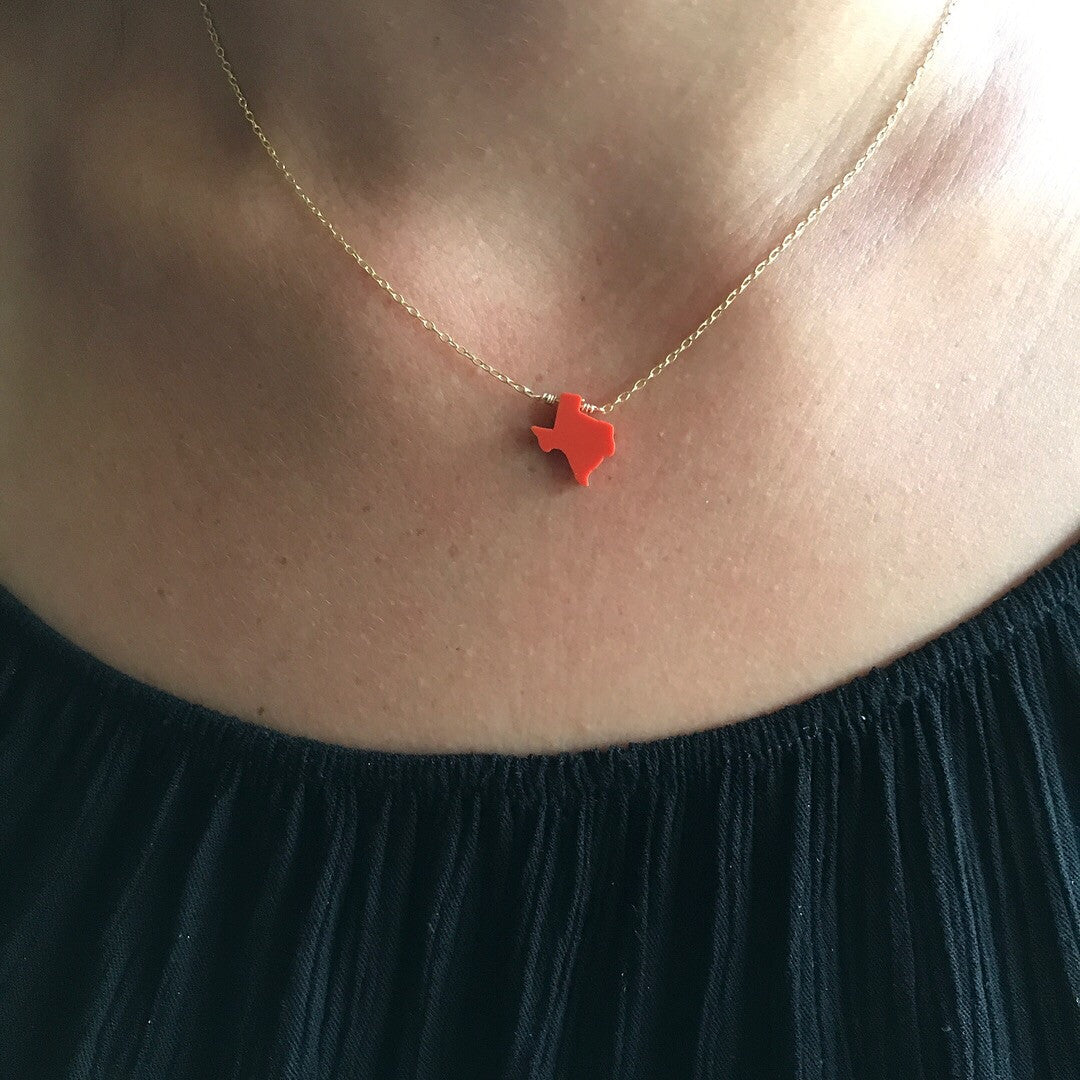 Stone Texas Necklace