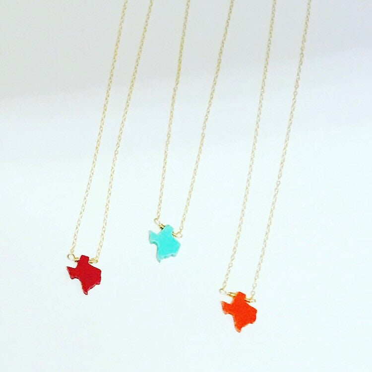 Stone Texas Necklace