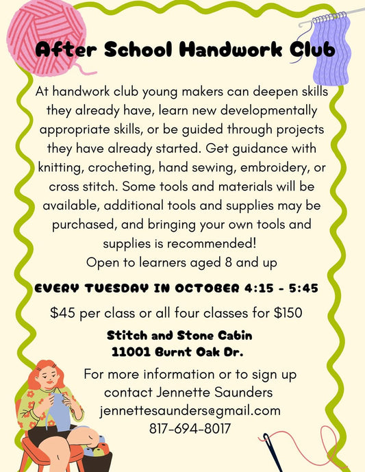 Afterschool Handwork Club