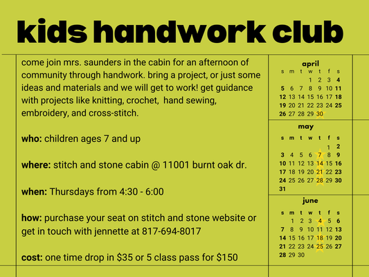 Kids Handwork Club